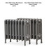CI-CLA353-07-08 - Classic 4 Column Cast Iron Radiator H353mm x W1374mm CI-CLA353-07-08 - Classic 4 Column Cast Iron Radiator H353mm x W1374mm